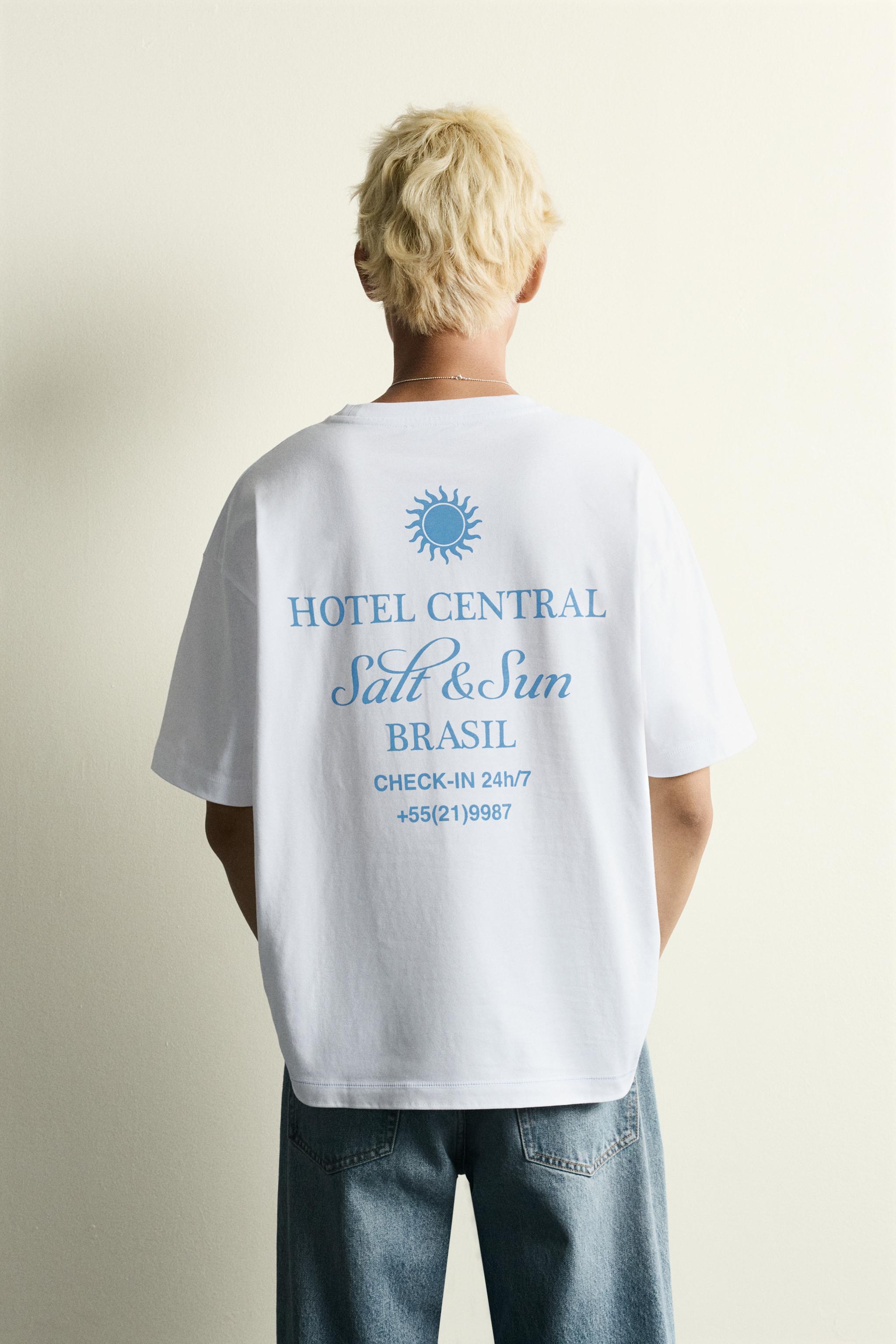 RELAXED FIT MIXED PRINT T-SHIRT